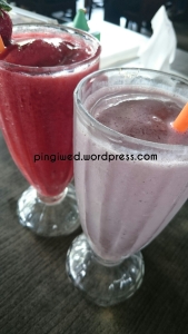 strawberry juice & berry juice